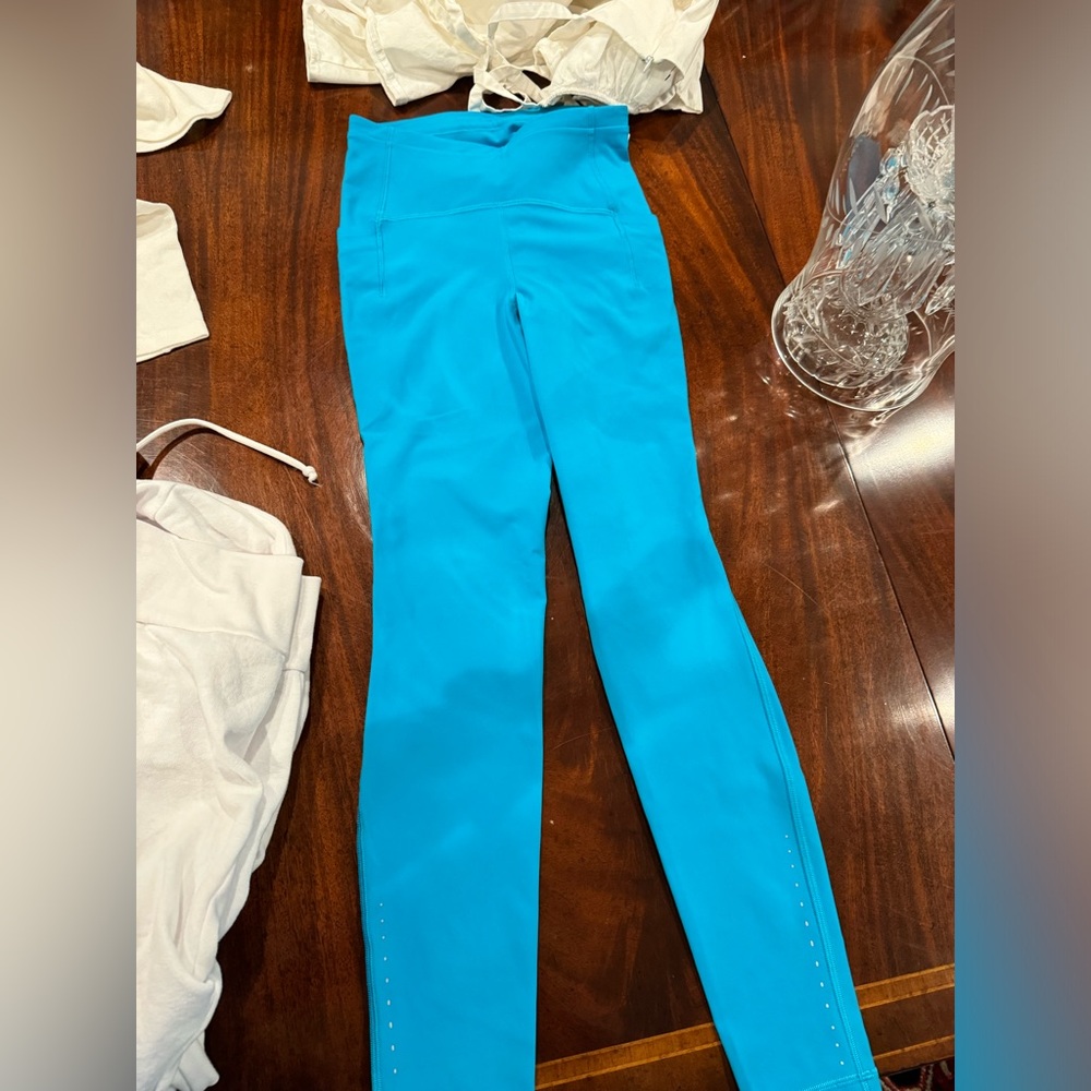 Lululemon bright blue leggings